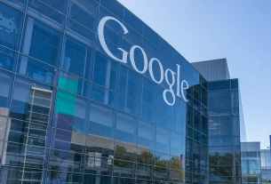 Photo du siége de Alphabet Inc., Californie.