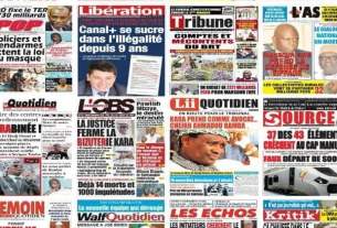 Revue de presse sénégalaise du mardi 8 décembre 2020