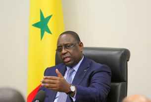 Macky Sall au palais.