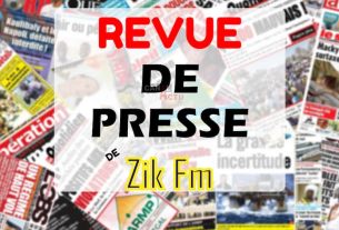 Revue de presse Zik FM du vendredi 11 décembre 2020.