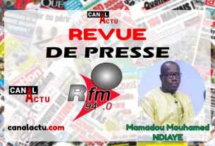Revue de presse de RFM en Wolof.