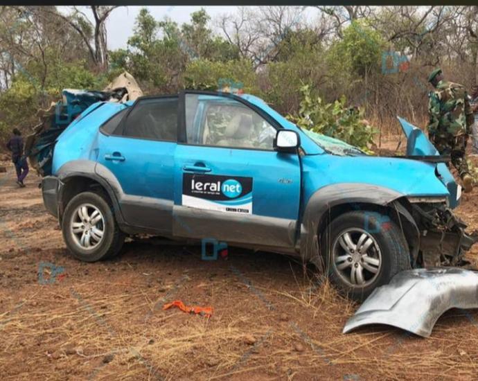 Décès par accident de 3 journalistes de Leral TV