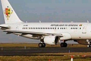 Avion présidentiel du Sénégal.