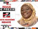 Revue de presse SUD FM Ndeye Mariéme Ndiaye