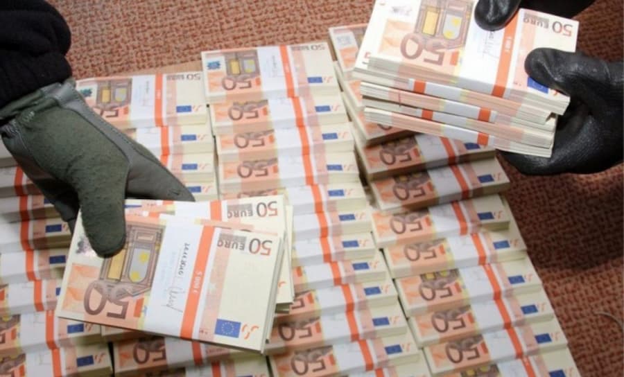 Faux billet euros saisie.