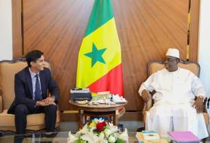 Le conseiller adjoint à la sécurité nationale des États-Unis et Macky Sall.