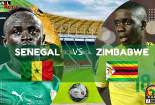 CAN Cameroun 2021 Sénégal vs Zimbabwe.