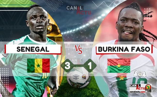 CAN Cameroun 2021 Sénégal vs Burkina Faso.