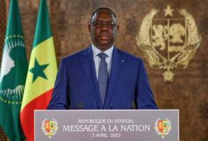 Discours à la nation du chef de l'Etat Macky Sall, à l'occasion de la fête de l’indépendance du Sénégal avril 2022.