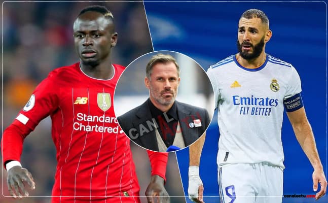 Carragher, Benzema et Sadio Mané Ballon d’Or 2022