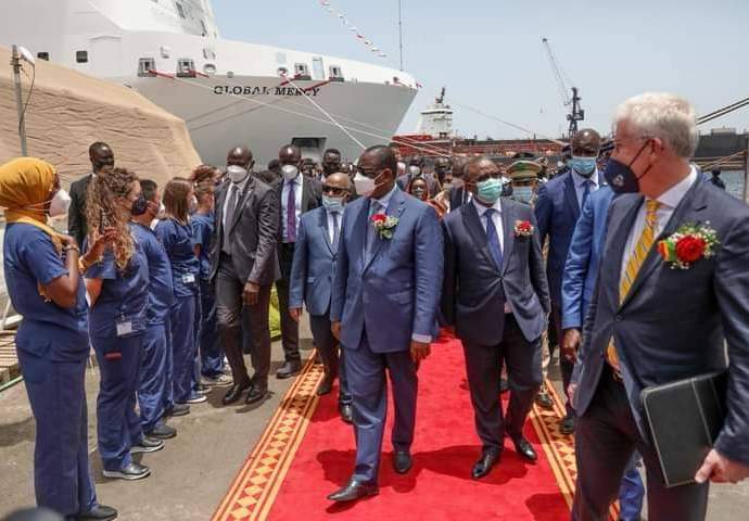 Le bateau hôpital Global Mercy Ships à Dakar