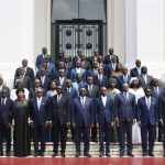 Sénégal, Conseil des ministres, les membres du nouveau gouvernement au Palais de la République pour la photo officielle.