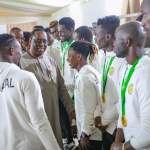 les lions de l’équipe nationale locale et ceux du Beach Soccer ont été reçus hier au Palais par le Président de la République