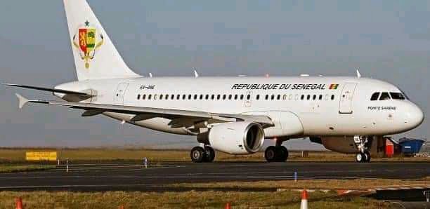 Avion présidentiel du Sénégal.