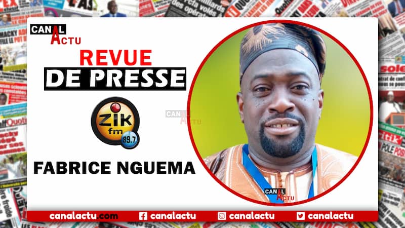 Revue de presse Zik Fm de Fabrice Nguema.