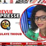 Revue de presse ZIK Fm Mantoulaye Thioub NDOYE.