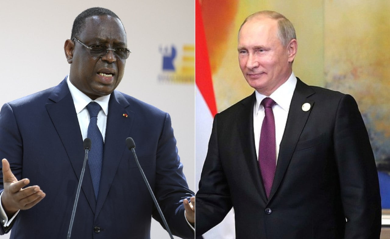 Guerre en Ukraine : Macky Sall et Vladimir Poutine.
